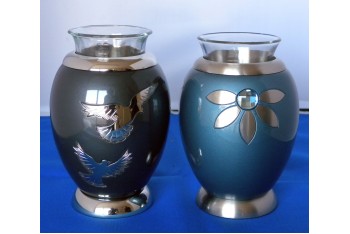 Dove/Flower Candle Urn